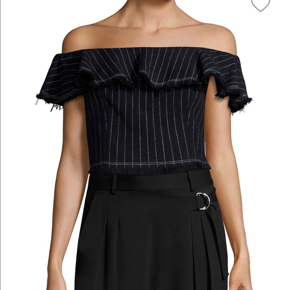 alexanderwang.t Off-The-Shoulder Cropped Top - Picture 7 of 7